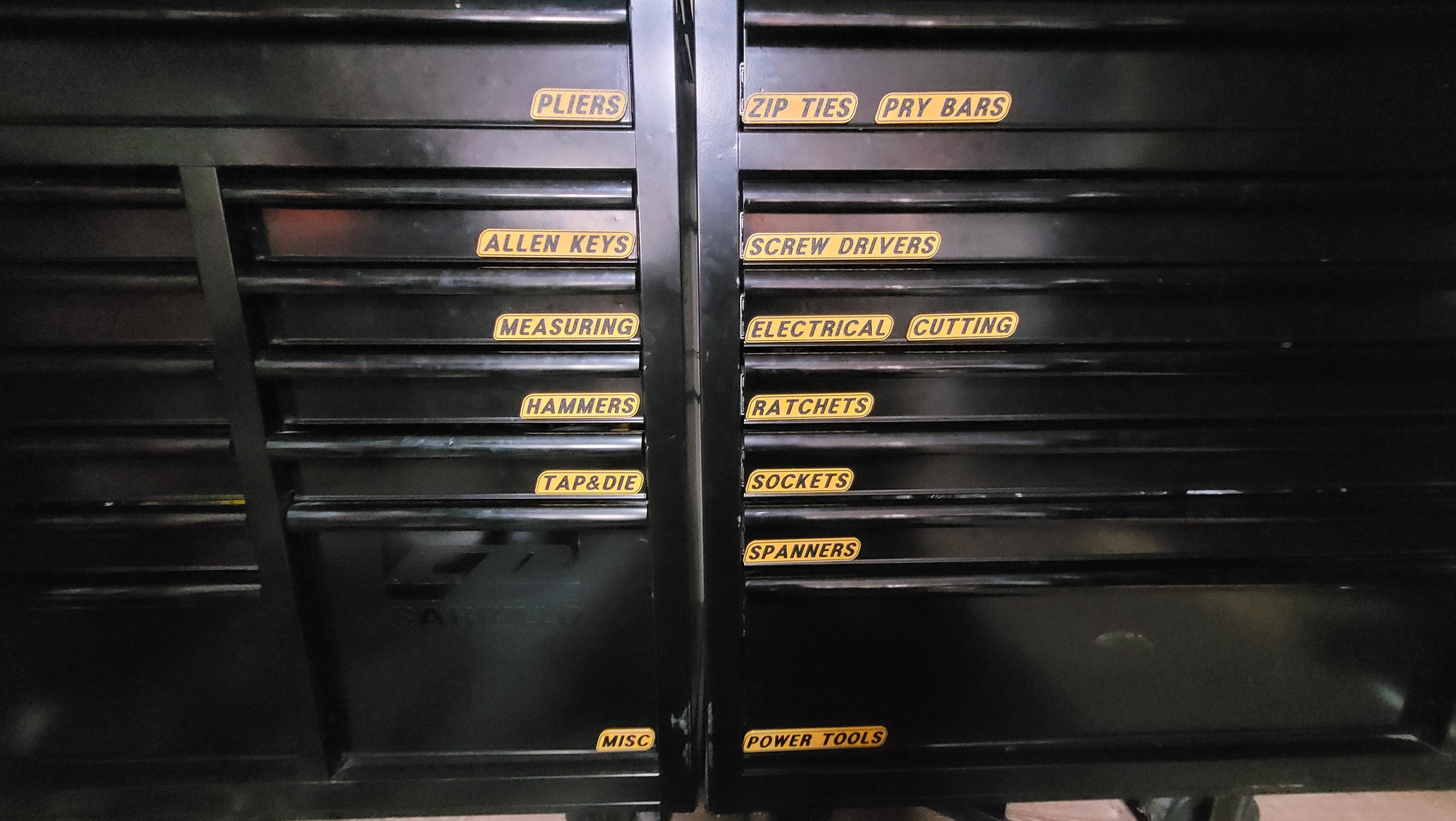 R2 DESIGNS - 3D PRINTED MAGNETIC TOOLBOX DRAWER TAGS (15PK)