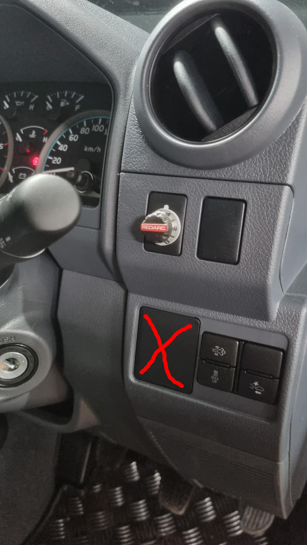 LANDCRUISER 79 SERIES SWITCH BLANK