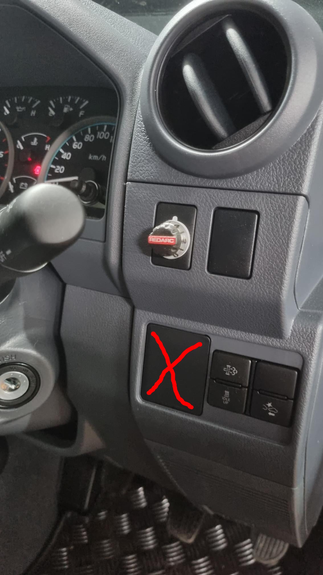 LANDCRUISER 79 SERIES SWITCH BLANK